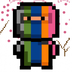 couverture jeu vidéo Pixel Shuriken Ninja - Tap the Samurai Stars