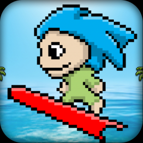 couverture jeu vidéo Pixel Surfer : Ride the Wave Temple Version 2