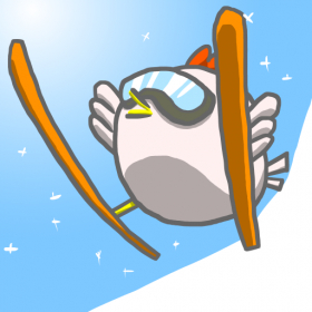 couverture jeu vidéo PIYO PIYO SKI JUMP