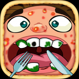 couverture jeu vidéo Pizza Face Dentist - Fun Games At The Doctor Office