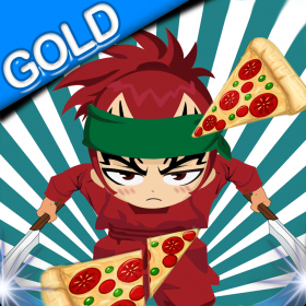 couverture jeu vidéo Pizza Ninja - le plus rapide combattant de cuisson des Etats - Gold Edition