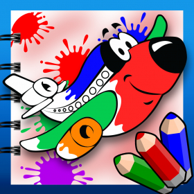 couverture jeu vidéo Planes Aircraft & Jets Coloring Book - All Styles & Ages!