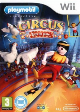 couverture jeu vidéo playmobil circus : tous en piste
