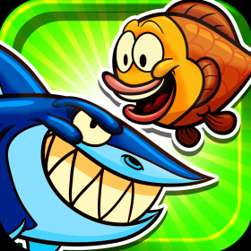 couverture jeu vidéo Poisson contre requins Game Pro Version complète - A Fish Versus Sharks Pro Game Full Version