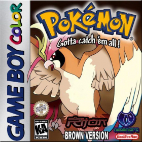 couverture jeu vidéo Pokemon Brown version (hack)