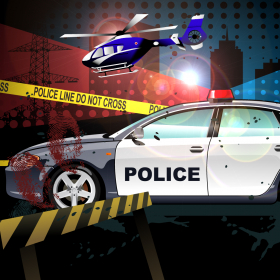 couverture jeu vidéo Police Chase Montagne