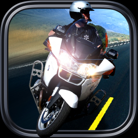 couverture jeu vidéo Police Chase Nitro Racing: Reckless Motorcycle Cops Bring the Heat Pro