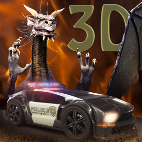 couverture jeu vidéo Police Wars X -  la police guerres X - Dragon chasse de la rue de rallye 3D GRATUIT