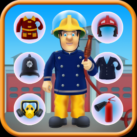 couverture jeu vidéo Policier Fun / Pompier S'habiller jeu pour les enfants