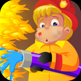 couverture jeu vidéo Pompier sauvetage - Jeux professionnelles pour les enfants