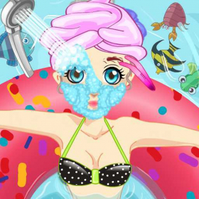couverture jeu vidéo Pool Beauty - Swimming & Makeover & Dress up