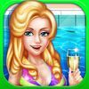 couverture jeu vidéo Pool Party Salon Maquillage - Jeu Filles