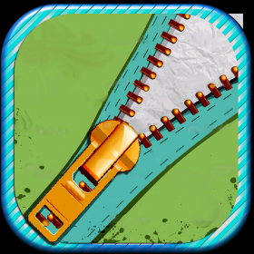 couverture jeu vidéo Postaux à travers: Zipper et bouton Bataille action sur la couture Freeway