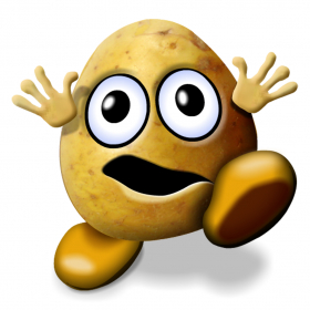 couverture jeu vidéo POTATO PANIC - action runner fun game