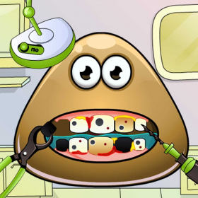 couverture jeux-video Pou At Dentist : Dental Care Game