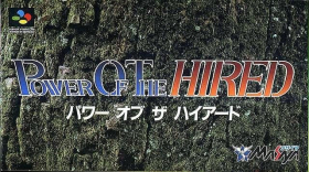 couverture jeu vidéo Power Of The Hired