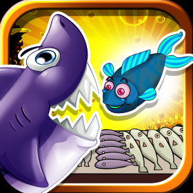 couverture jeu vidéo Pression Manie Pêche faim - aventure d'un sous-marin requin nourrissant Frenzy