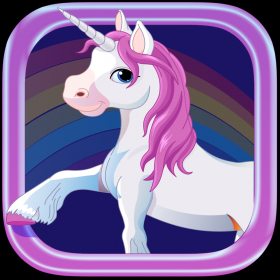 couverture jeux-video Pretty Little Unicorn Rush: Rainbow Pony Games for Girls