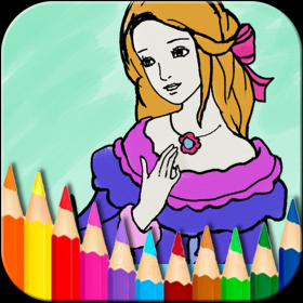 couverture jeu vidéo Princess Fairy Coloring Book - Kids Coloring Doodle Pad