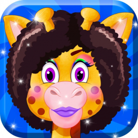 couverture jeu vidéo Princesse Giraffe Styliste - Filles Jeu bébé