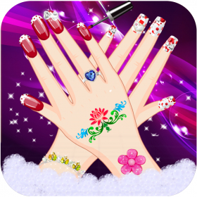 couverture jeu vidéo princesse ongles spa salon beauté mode art filles jeux