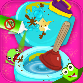 couverture jeu vidéo Princesse salle de bain propre Up - salle d'eau Spa