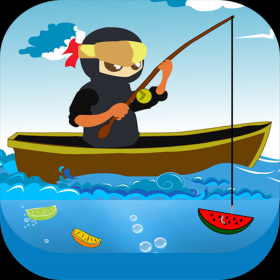 couverture jeu vidéo Profonde de ninja de pêche de fruits de l'eau