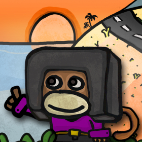 couverture jeu vidéo Protect the Monkeys