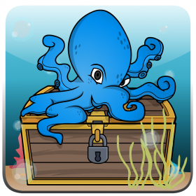 couverture jeu vidéo Protéger Octopus trésor: Deep Ocean eau de mer Hunt For Pirate or PRO
