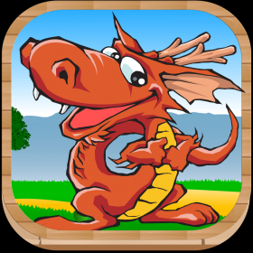 couverture jeu vidéo Puissant Peu Dragon œuf Baisse