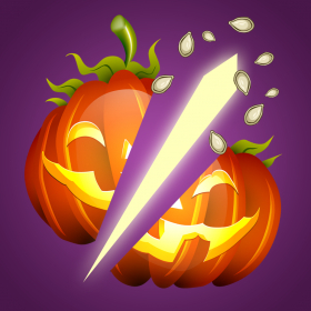 couverture jeu vidéo Pumpkin Slicer game - slash and smash pumpkins like a ninja!