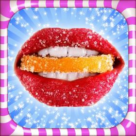 couverture jeu vidéo Puzzle Magic: Smash the Hexa savoureux, diamants et coeurs de sucrerie