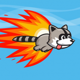 couverture jeu vidéo Raccoon Rocket