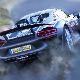 couverture jeu vidéo Racing Unreal en 3D: Voiture de Luxe Autoroute Chase