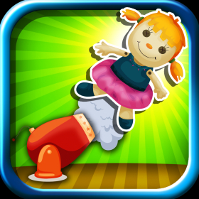 couverture jeu vidéo Ragdoll Cannon Fly Blast Pro