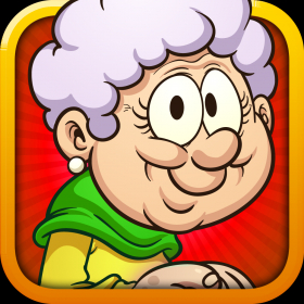 couverture jeu vidéo Raging grand-mère - grand-père Let Her Run sauvage