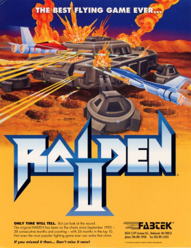 couverture jeu vidéo Raiden II