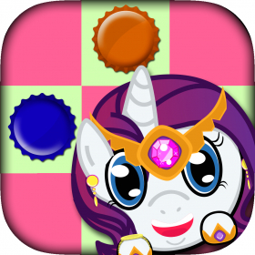 couverture jeu vidéo Rainbow Checkers and My Little Friends " Pony Fat Girls Puzzle World Edition"