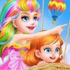 couverture jeu vidéo Rainbow Princess Makeover - Magic Kingdom Salon