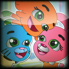 couverture jeu vidéo Rainbow Waterfall - Gumball Version