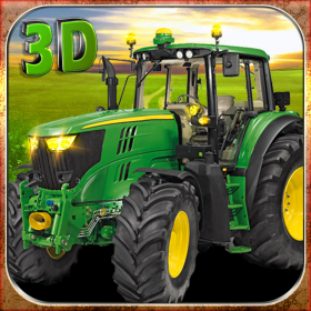 couverture jeu vidéo Real 3D Simulator Tracteur agricole