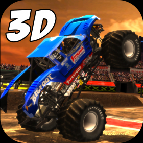 couverture jeu vidéo Real Crazy 3D Monster Truck Run: Extreme Offroad Highway Legends- Jeu de Course Gratuit