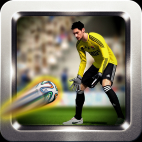 couverture jeu vidéo Real GoalKeeper - Can you stop the soccer ball of a football striker's perfect kick?
