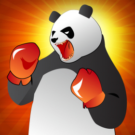 couverture jeu vidéo Real Ninja Panda Boxing FREE - The Big Animal Street Fighting Game