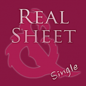 couverture jeu vidéo Real Sheet: D&amp;D 3.0 Edition + Dice Table