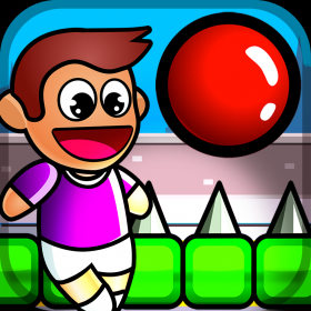 couverture jeu vidéo Red Bouncing Ball Juggling - Impossible Spike Dodge Tap