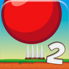 couverture jeu vidéo Red Bouncing Ball Spikes 2