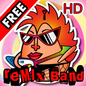 couverture jeu vidéo reMix Band HD Free - Egg Republic