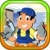 couverture jeu vidéo Réparation de bureau - Nettoyage usine avec jeu enfants constructeur