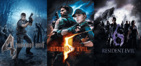 couverture jeu vidéo Resident Evil 4/5/6 - HD remake